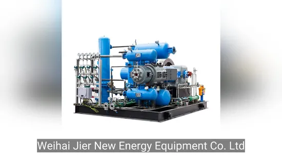 CNG Compressor Discharge 80bar Flow 6nm3/Min Natural Gas Booster Piston Compressor